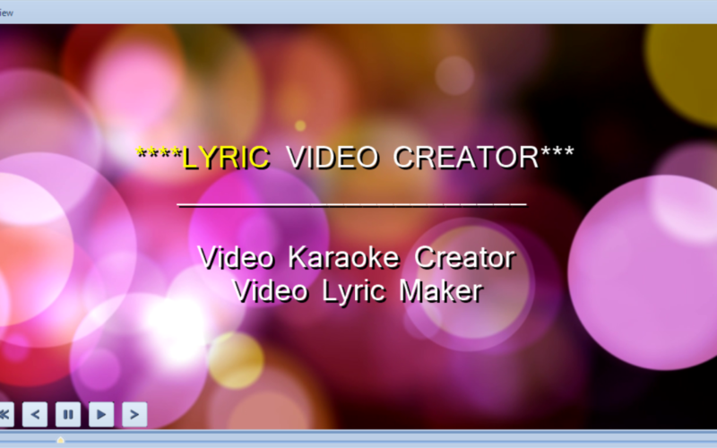 lyric video maker free download
